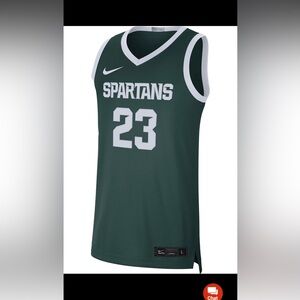 DRAYMOND GREEN NIKE MICHIGAN STATE SPARTANS GREEN NAME JERSEY